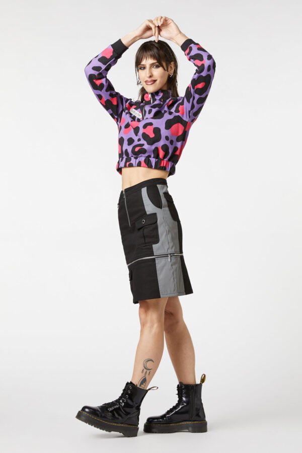 Radioactive Raver Cargo Skirt