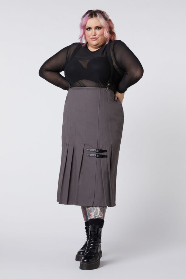 Curve Time & Date Pleated Skirt