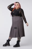 Curve Time & Date Pleated Skirt