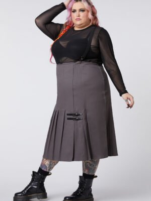 Curve Time & Date Pleated Skirt