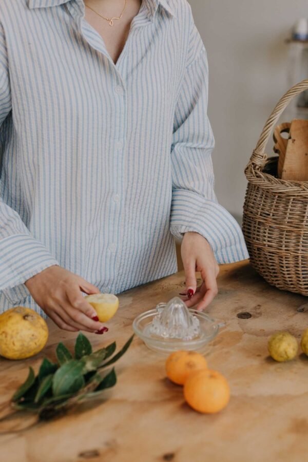 Cocoon Shirt in Stripes