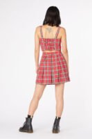 Nah Tartan Pleat Mini Skirt