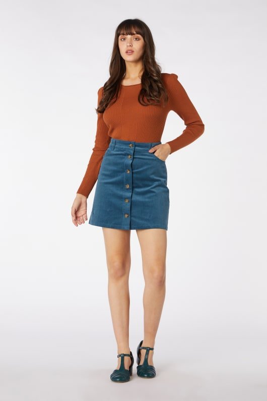 Samantha Cord Skirt